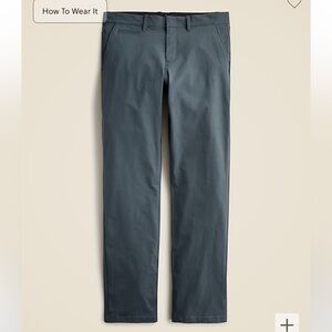 J crew charcoal steel 770™ Straight-fit tech pant